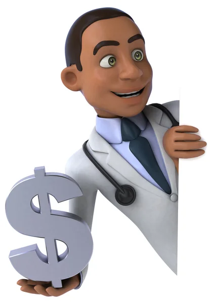 Divertido médico de dibujos animados —  Fotos de Stock