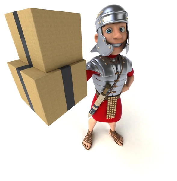 Cartoon Roman soldier — Stock Photo, Image