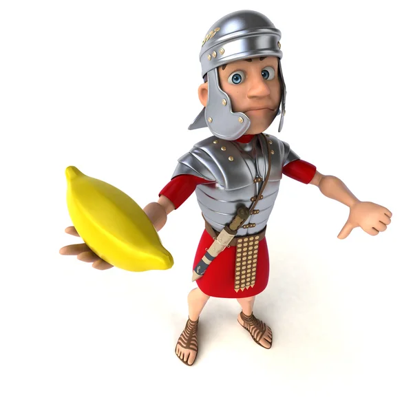 Cartoon Romeinse soldaat — Stockfoto