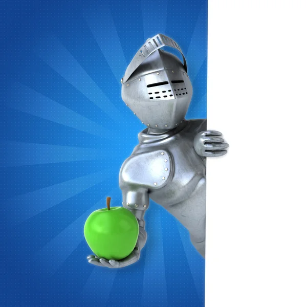 Fun cartoon knight — Stock Photo, Image