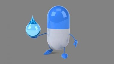 Eğlenceli çizgi film hap