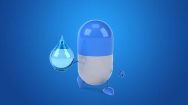 Eğlenceli çizgi film hap