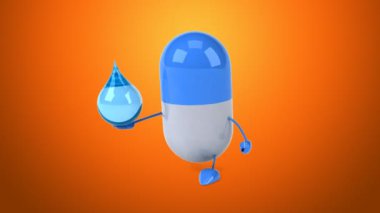 Eğlenceli çizgi film hap