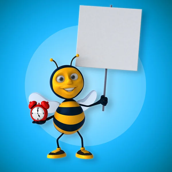 Amusant abeille dessin animé — Photo