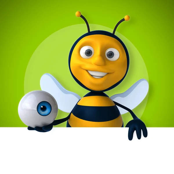 Leuke cartoon bee — Stockfoto