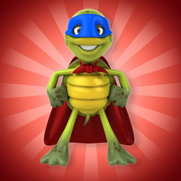 Cartoon Super sköldpaddan — Stockfoto