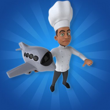 Eğlenceli çizgi film Şef