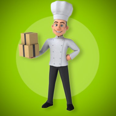 Eğlenceli çizgi film Şef