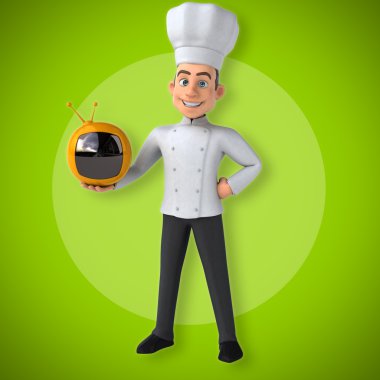 Eğlenceli çizgi film Şef