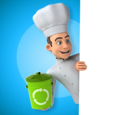 Eğlenceli çizgi film Şef