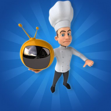 Eğlenceli çizgi film Şef