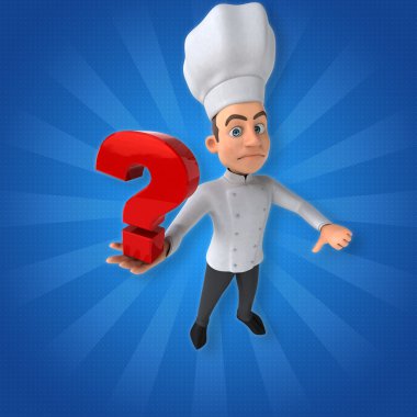 Eğlenceli çizgi film Şef