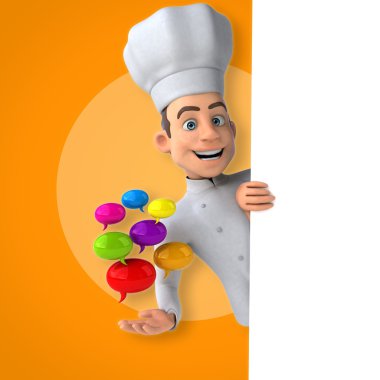 Eğlenceli çizgi film Şef