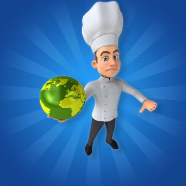 Eğlenceli çizgi film Şef