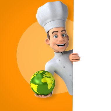 Eğlenceli çizgi film Şef