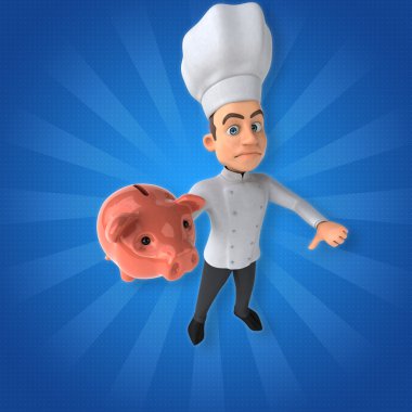 Eğlenceli çizgi film Şef