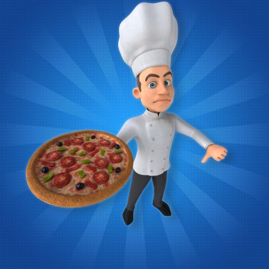 Eğlenceli çizgi film Şef