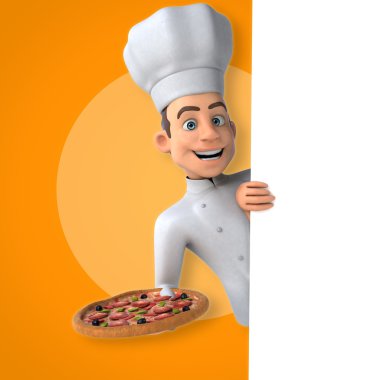 Eğlenceli çizgi film Şef