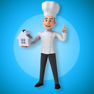 Eğlenceli çizgi film Şef