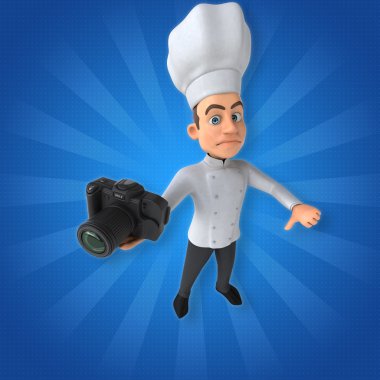 Eğlenceli çizgi film Şef