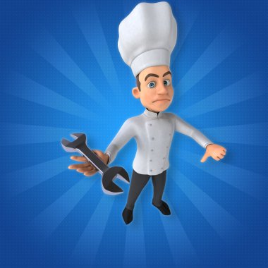 Eğlenceli çizgi film Şef