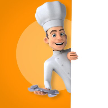 Eğlenceli çizgi film Şef