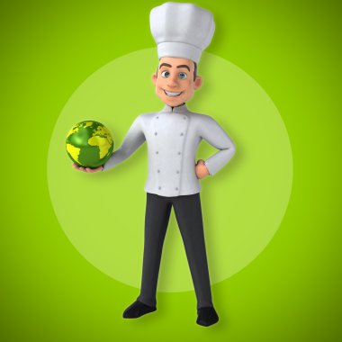 Eğlenceli çizgi film Şef