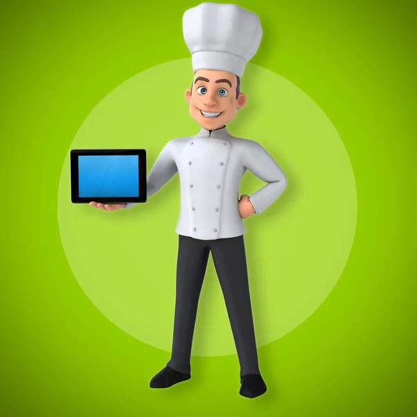 Fun cartoon chef — Stock Photo, Image