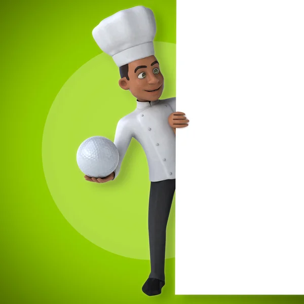 Cuoco divertente cartone animato — Foto Stock