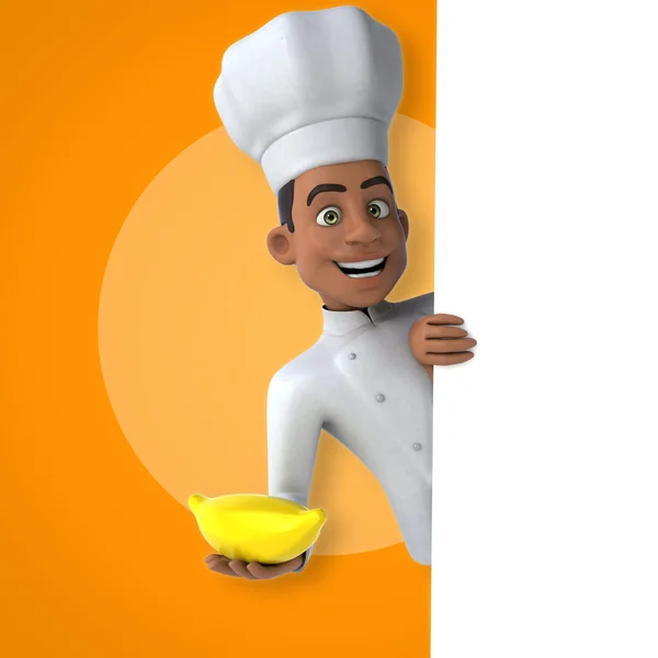 Divertido chef dos desenhos animados — Fotografia de Stock