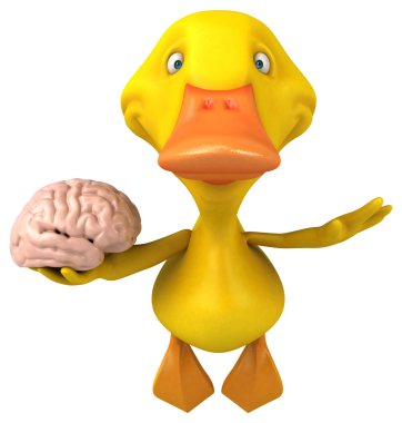 Eğlenceli çizgi film ördek