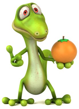 Eğlenceli çizgi film kertenkele