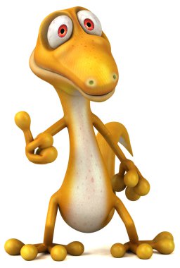 Eğlenceli çizgi film kertenkele