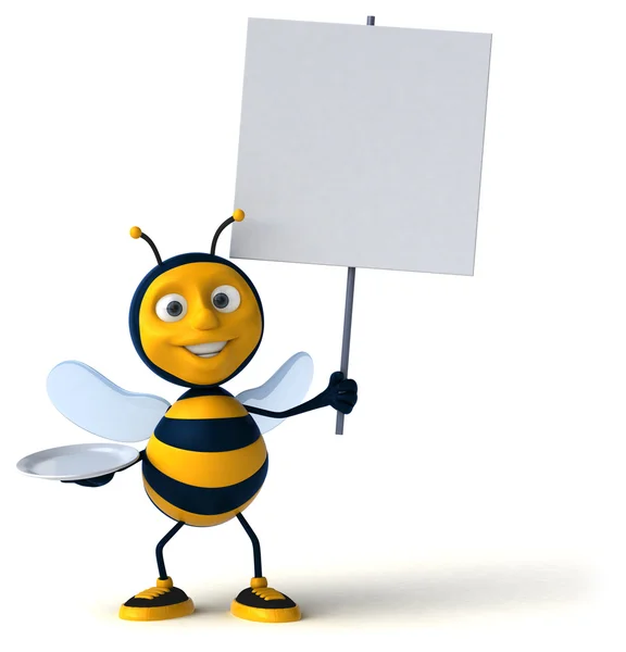 Amusant abeille dessin animé — Photo