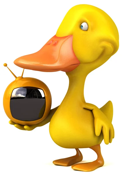 Lustige Cartoon-Ente — Stockfoto