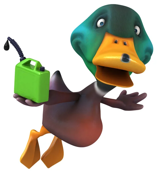 Fun cartoon Duck — Stock Photo, Image