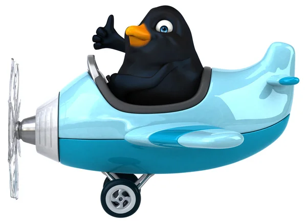 Fun мультфільму Blackbird — стокове фото