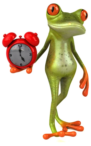 Fun cartoon frog — Stock Photo, Image