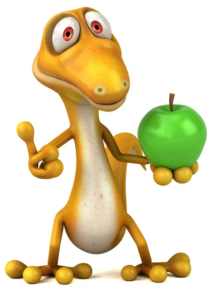 Fun cartoon lizard — Stock Photo, Image