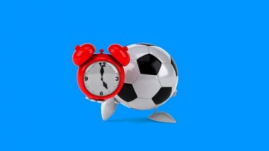 Eğlenceli çizgi film futbol topu