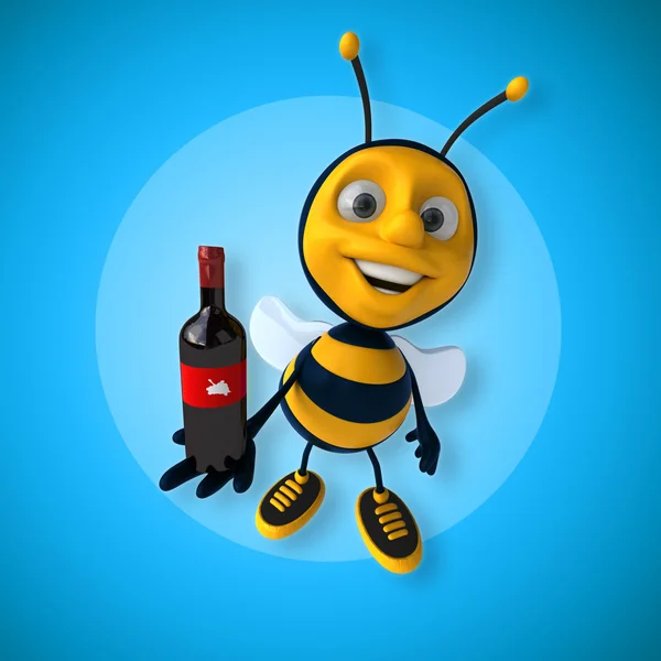 Bienen halten Wein — Stockfoto