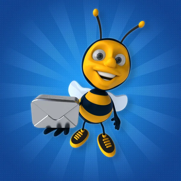 Bee holding brief — Stockfoto