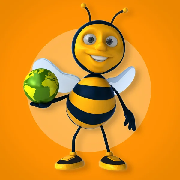 Planeta exploração abelha — Fotografia de Stock