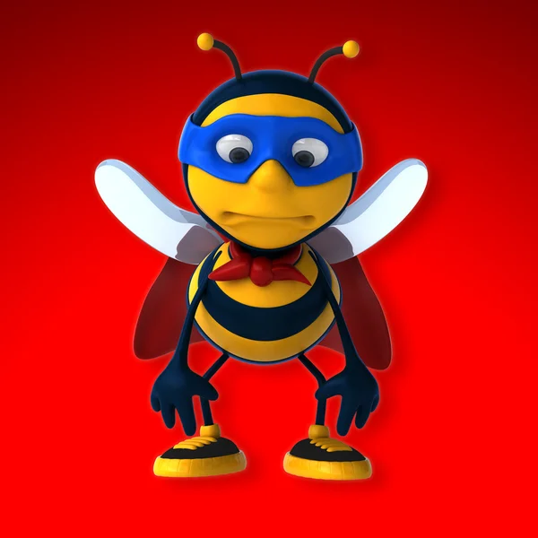 Bee super hjälte — Stockfoto