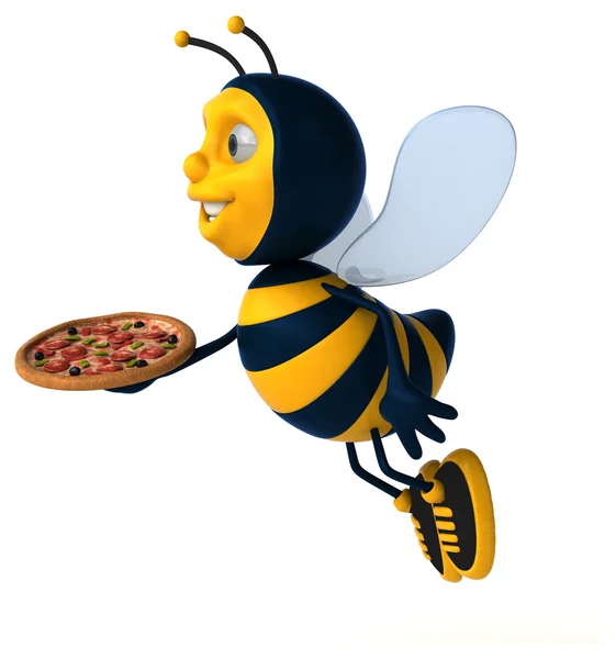 Včelí hospodářství pizza — Stock fotografie