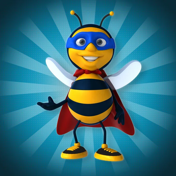 Bee super hero — Stock Photo, Image