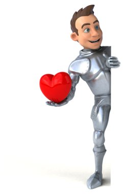  Şövalye holding kartı ve kalp