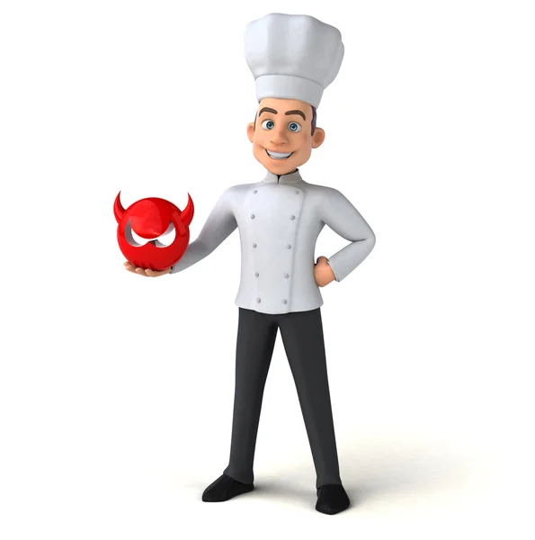 Chef-kok bedrijf antivirus teken — Stockfoto