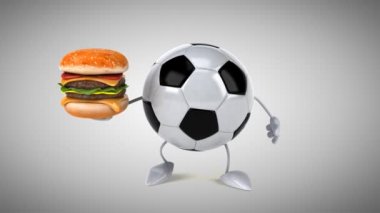  Futbol holding burger