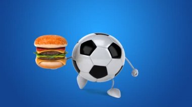  Futbol holding burger